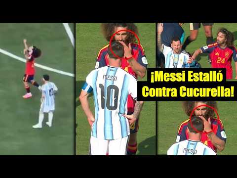 Messi y Cucurella: la polémica que sacudió la final del Mundial