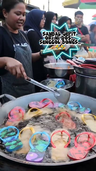 gorengan sandal jepit yang lagi viral