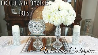 DIY DOLLAR TREE WEDDING CENTERPIECE 💎 DIY DOLLAR STORE BLING WEDDING DECOR 💎 CENTERPIECE IDEAS