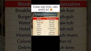 Galat mat bolo, sahi seekh lo. Janiye correct pronunciation tips. 🔊😄