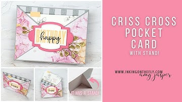 Criss Cross Pocket card