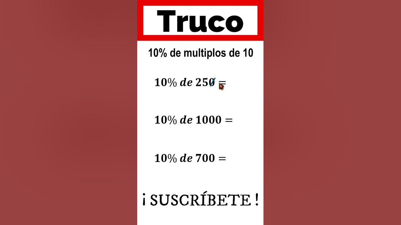 como-sacar-el-10-de-un-numero-youtube