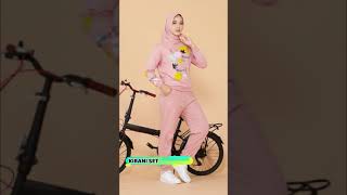 Baju Olahraga Wanita Serli Kirani Set #shorts