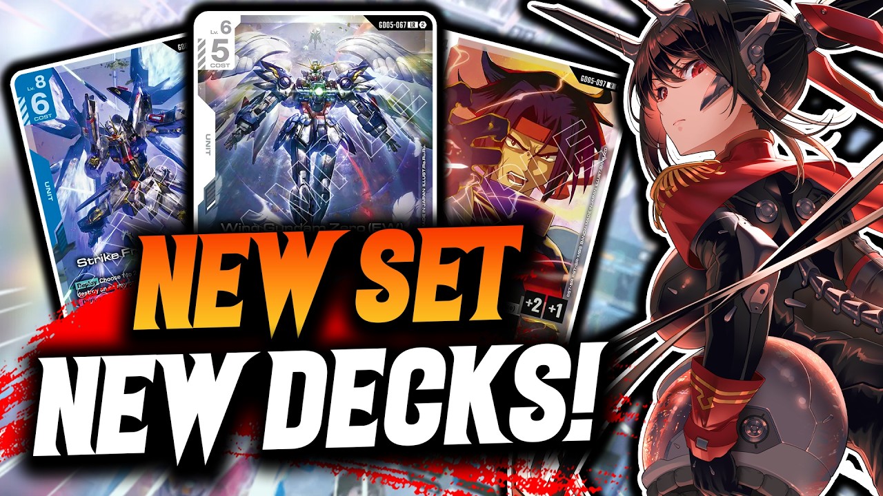 6 NEW DECK BREWS! Gundam Card Game GD05 Freedom Ascension Decks