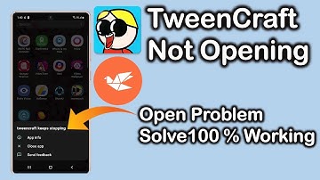 Tween Craft Not Opening | Tween Craft Not Working  | TweenCraft App Open Problem Solve 100 % Working