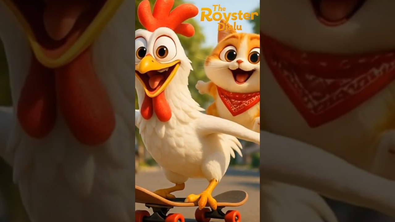 Skateboard Mayhem! 😂 Funny AI Animation Short