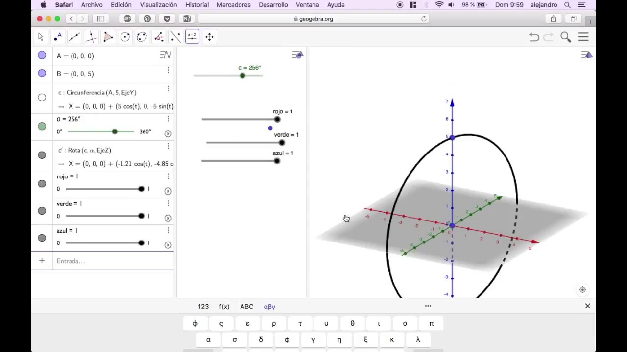 Esfera como cuerpo de revolución