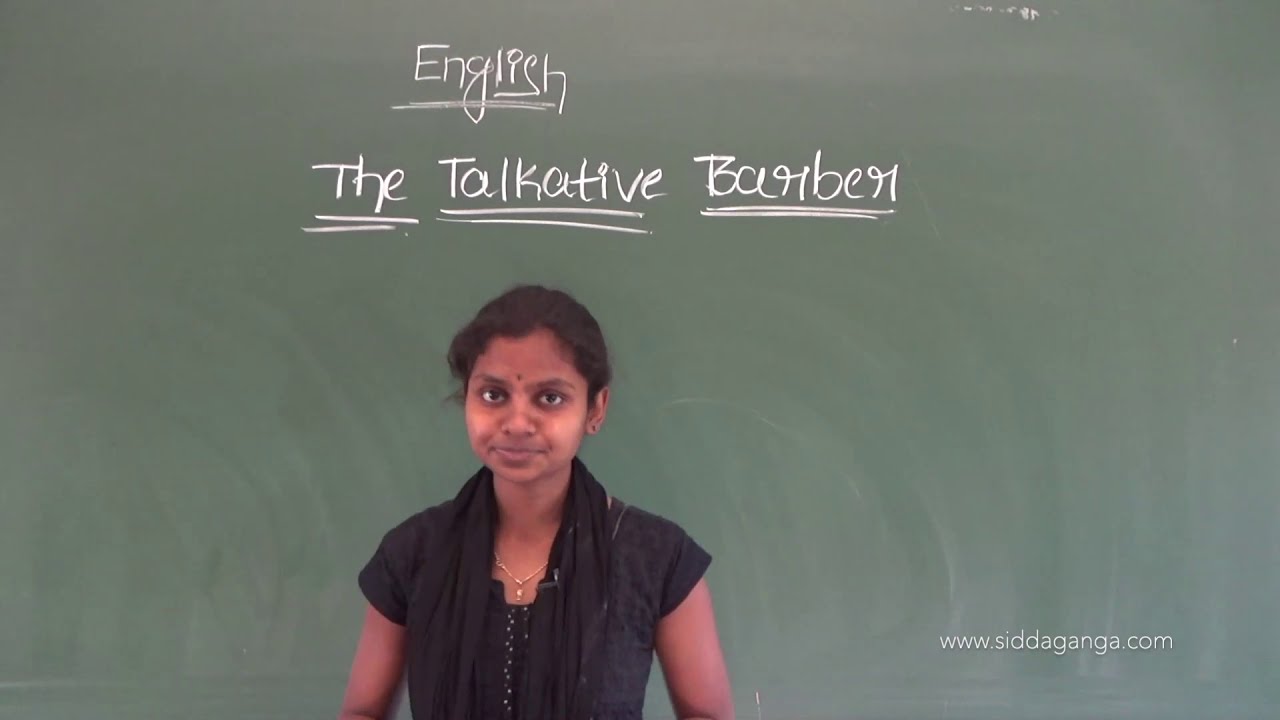 CBSE 5 - ENGLISH - TALKATIVE BARBER - PART 4
