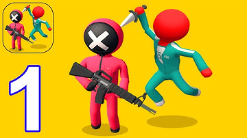 456 Smashers io: Squid Game - Gameplay Walkthrough Part 1 All Levels 1 - 14 (Android,iOS)