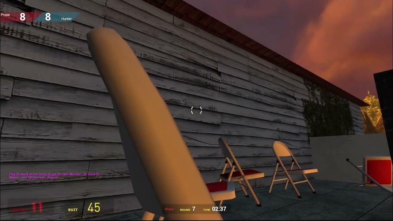 BEST FOLDING CHAIR IN THE WORLD GMod Prop Hunt [93] YouTube