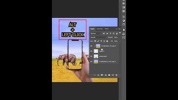 how to clipping mask an image Short Photoshop Tutorial learn photoshop 2022 #shorts