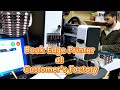 Book Edge Printer at Customer's Factory: RobotJet book edge single pass digital printer? #printing
