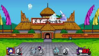 SSF2 Beta FMC: Katara Vs Rainbow Dash Vs Gumball Vs Smol Nozomi