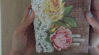 DT project for Tsunami rose..Believe junk journal..SOLD 🙏🏼