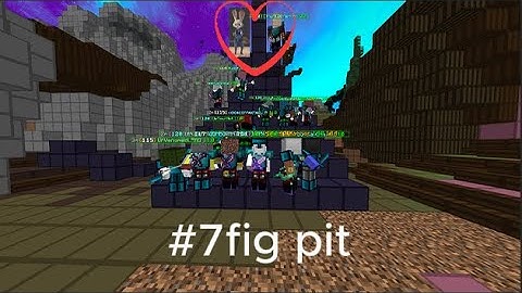 Hypixel Pit Montage 7fig Pit runs Opps Out The Game #aaronjik
