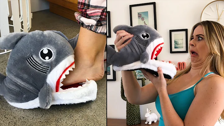 These Jawsome Shark Slippers Will LITERALLY Eat Your Feet