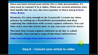 Full Article Marketing On Steroids - Explode Your Clickbank Sales! Guide
