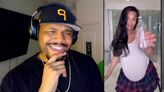 Ciara DOES the TYLA Water dance Challenge PREGNANT!! | TFLA