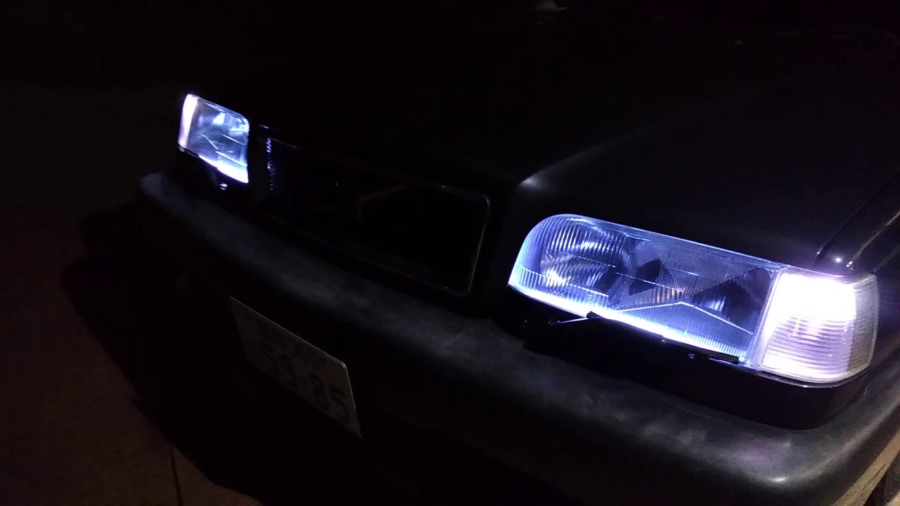 volvo 850 indirect lighting headlights