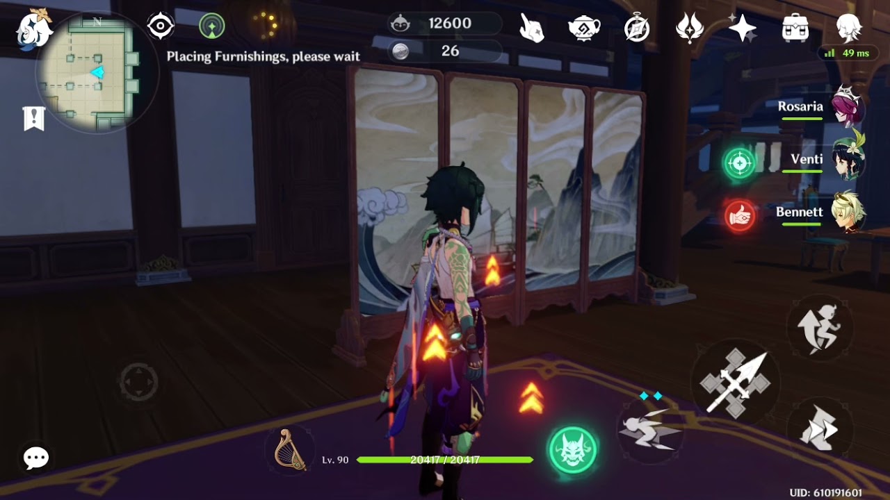 My serenitea pot Trust Rank 6 (pearl isle) Genshin Impact housing