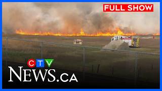 Crews battle grassfire in northeast Calgary | CTV News Calgary at 11:30 for May 12, 2026 screenshot 3