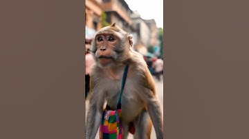 How to creat trending Monkey vlog #trending#ai #monkey #vlog#veo3#funny#aivideo#cartoon#viral #video