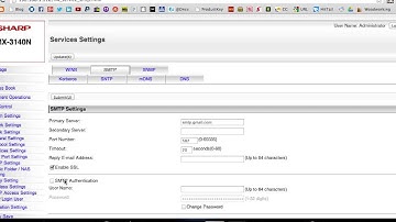 OUTDATED: SEE DESCRIPTION FOR LINK TO NEW VIDEO. Setup Scanning to Email with Gmail on Sharp Printer