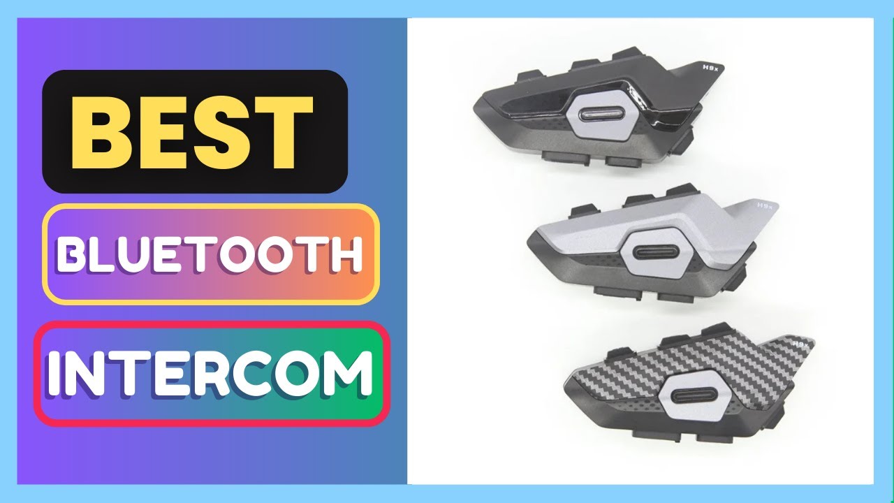 Best Simple H9X 4 Riders 2KM Bluetooth Helmet Intercom