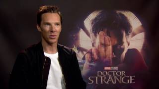 Benedict Cumberbatch Interview DOCTOR STRANGE + SHERLOCK Season 4 Dog - MARVEL Superhero