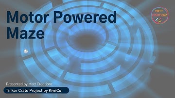School/Science Project - Motor Powered Maze || Tinker Crate by KiwiCo