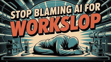 Stop met het geven van de schuld aan AI voor de werkslop