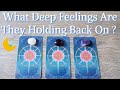 What deep feelings are they keeping from you  pick a card timeless tarot 