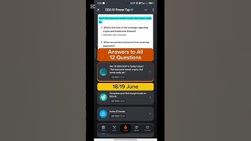 CEX.IO Quiz Answers (18/19 June) | Quiz 01 | CEX.IO Power Tap Airdrop | 100% Correct All Answers! 🚀