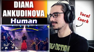 DIANA ANKUDINOVA "Human" // REACTION & ANALYSIS by Vocal Coach (ITA)