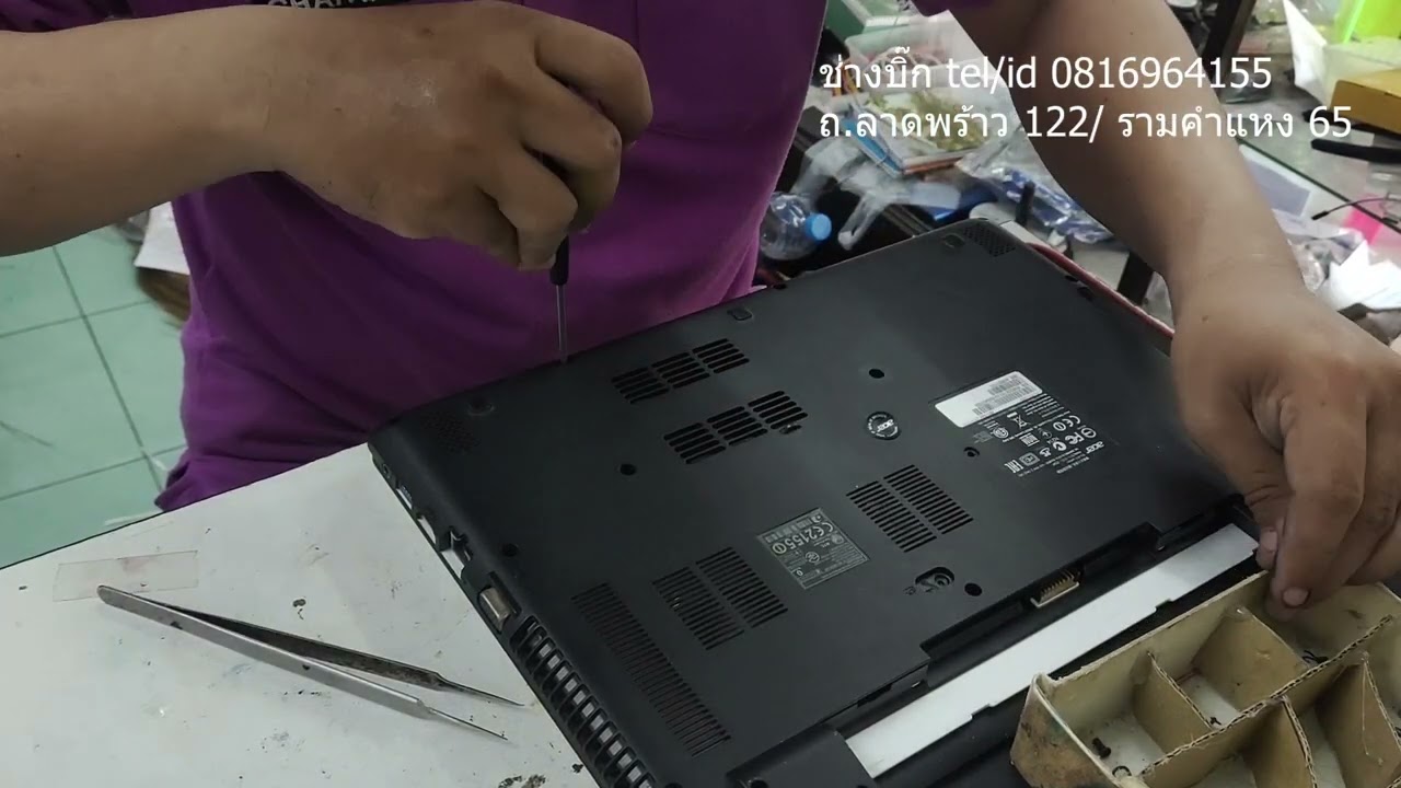 Acer e5 411  เปิดไม่ติด