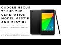 How to replace a digitizer on a Google Nexus 7 FHD 2nd Generation model  ME571K and ME571KL