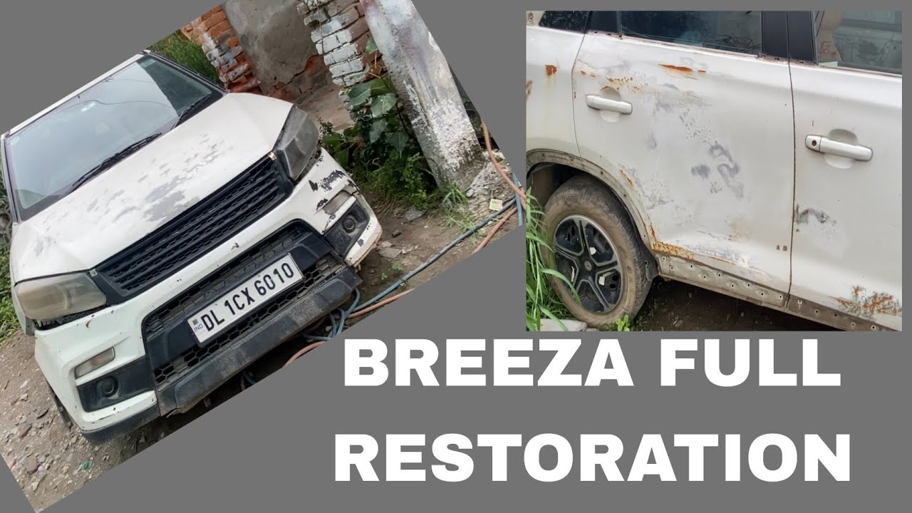 🔷MARUTI BREZZA🚗 || Restoration full Body Paint✅💯💯