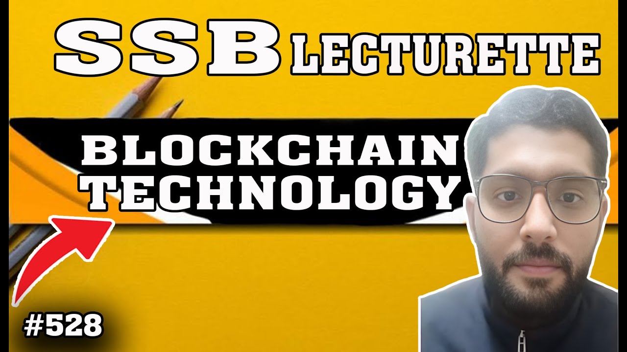 DAILY SSB LECTURETTE TOPIC- Blockchain Technology ||cyber security || SSB preparation.🔍
