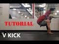 V KICKs / front kicks with clap TUTORIAL (Russian Folk Dancing)