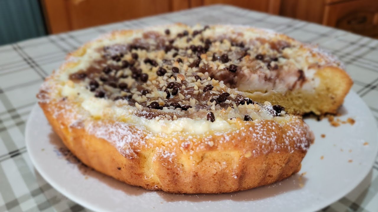 CROSTATA MORBIDA FARCITA CON RICOTTA E CREMA DI CASTAGNE sublime prelibatezza che fa innamorare 🥰 