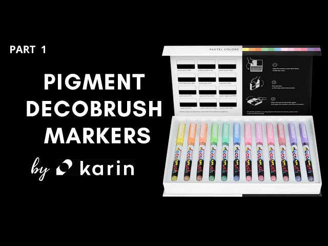 KARIN PIGMENT DECOBRUSH PEN REVIEW - Vial Designs