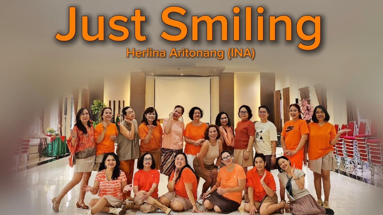 JUST SMILING - Line Dance ( Herlina Aritonang (INA) )