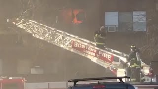 Search for new homes after large fire in senior housing complex