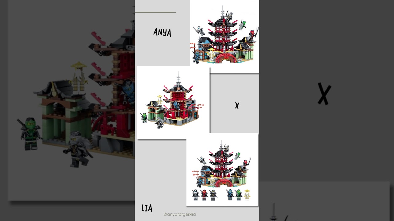 Ninjago Temple Building Blocks 