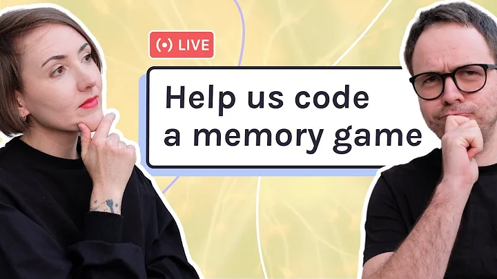 Help us code a memory game | JavaScript, CSS, HTML