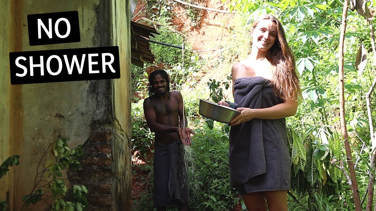 How We Shower... with NO SHOWER!