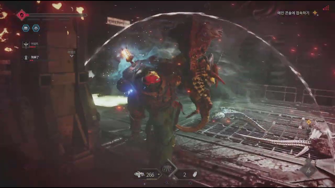 Warhammer 40000: Space Marine 2 헤비 플레이 절대적난이도  탈환 MAP PS5 (영웅)헤비볼터&(영웅)볼트피스톨)  실패