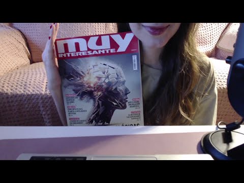ASMR español. Leyendo MUY INTERESANTE (soft spoken)