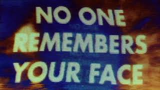 no one remembers your face [projector photoshoot background]