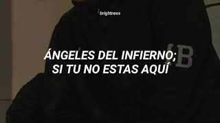 Angeles del infierno; Si tu no estas aquí [letra]